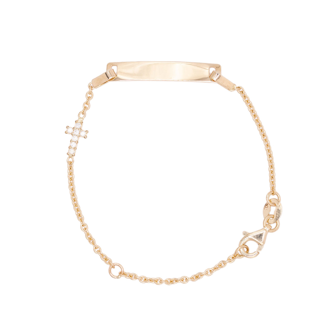 Bratara Placuta cu Cruce