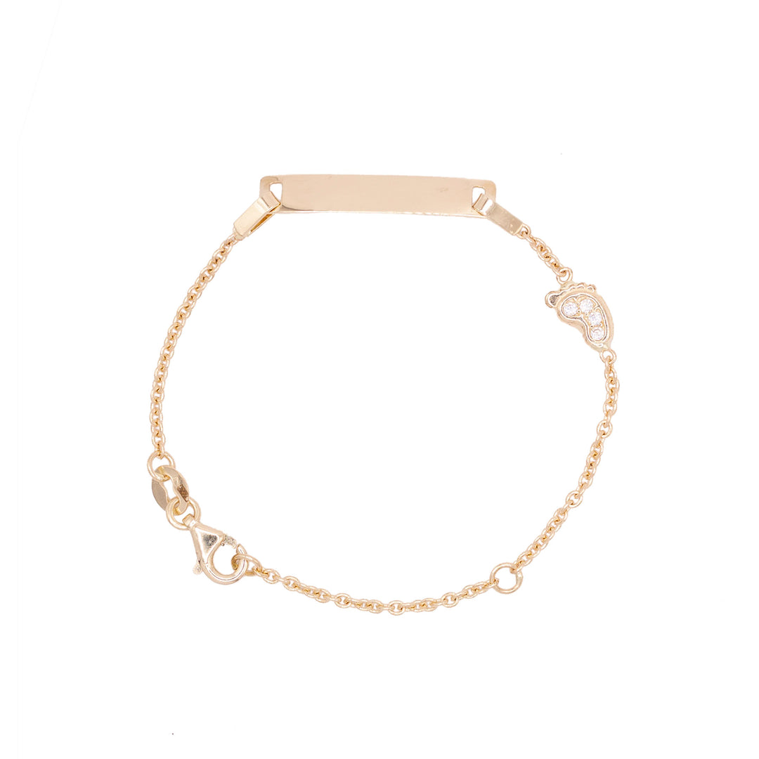 Bratara Placuta cu Picioruș din Pietricele