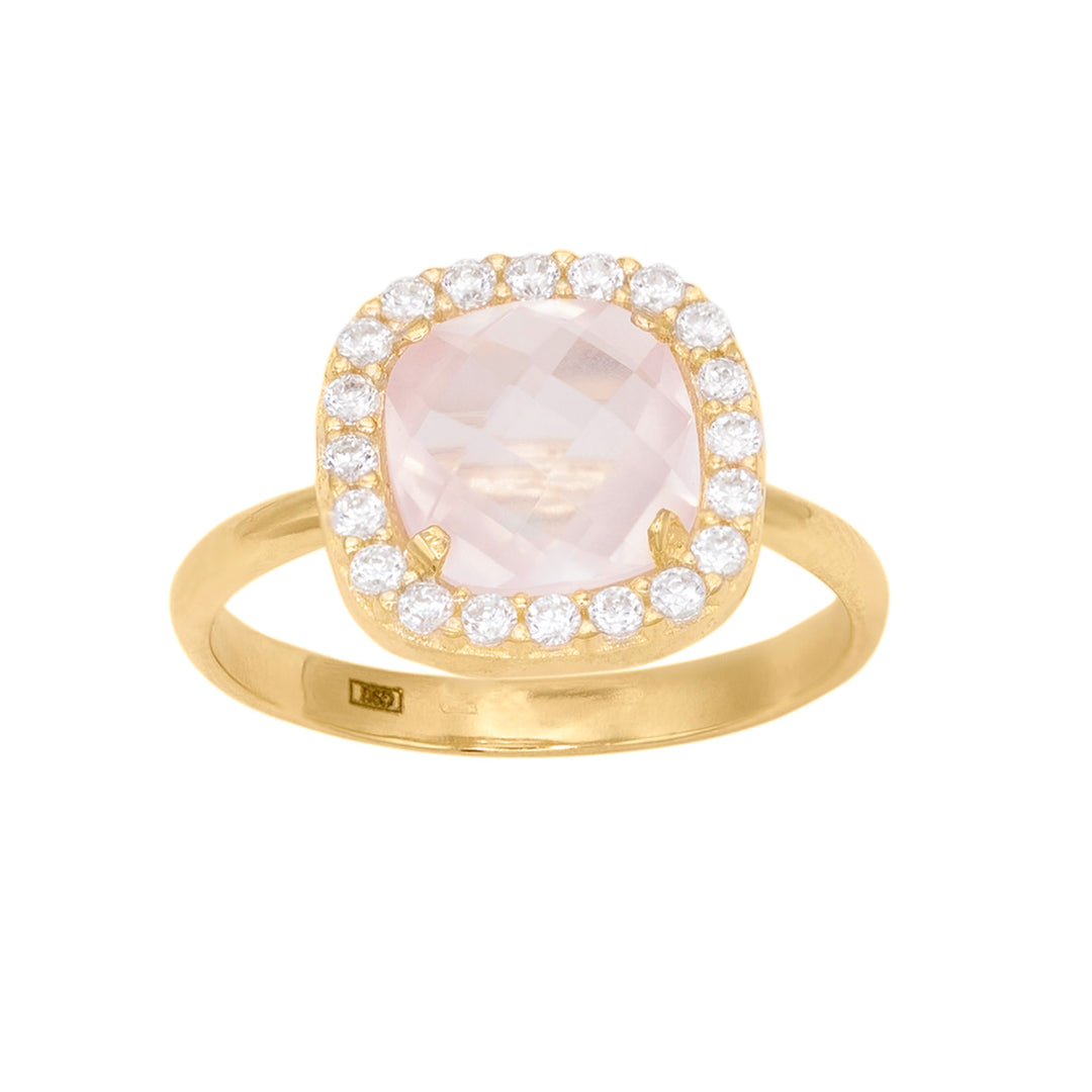 Inel Topaz Roz