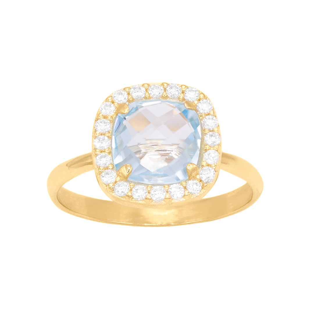 Inel Piatra Acvamarin