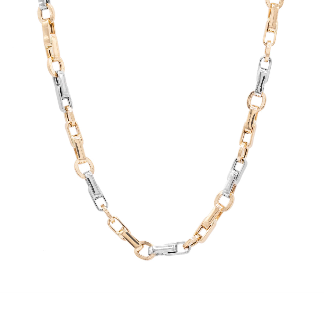 Lant 14 K cu zale Galbene/Albe